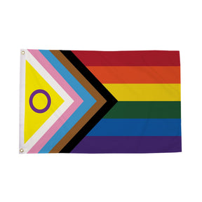Flagmania Intersex Progress Pride 8ft x 5ft polyester flag