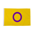 Flagmania Intersex (Yellow/Purple) Pride 5ft x 3ft Polyester Flag