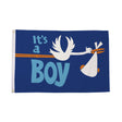 Flagmania Its a Boy 5ft x 3ft Polyester Flag