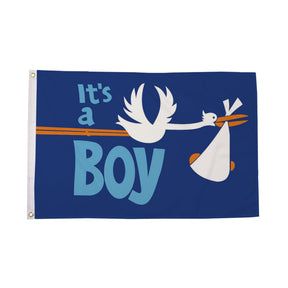 Flagmania Its a Boy 5ft x 3ft Polyester Flag