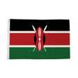 Flagmania Kenya 3ft x 2ft Polyester Flag on white background