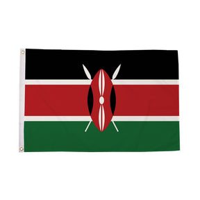 Flagmania Kenya 8ft x 5ft polyester flag