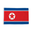 Flagmania Korea North 8ft x 5ft polyester flag