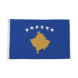 Flagmania Kosovo 3ft x 2ft Polyester Flag on white background