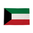 Flagmania Kuwait 3ft x 2ft Polyester Flag on white background
