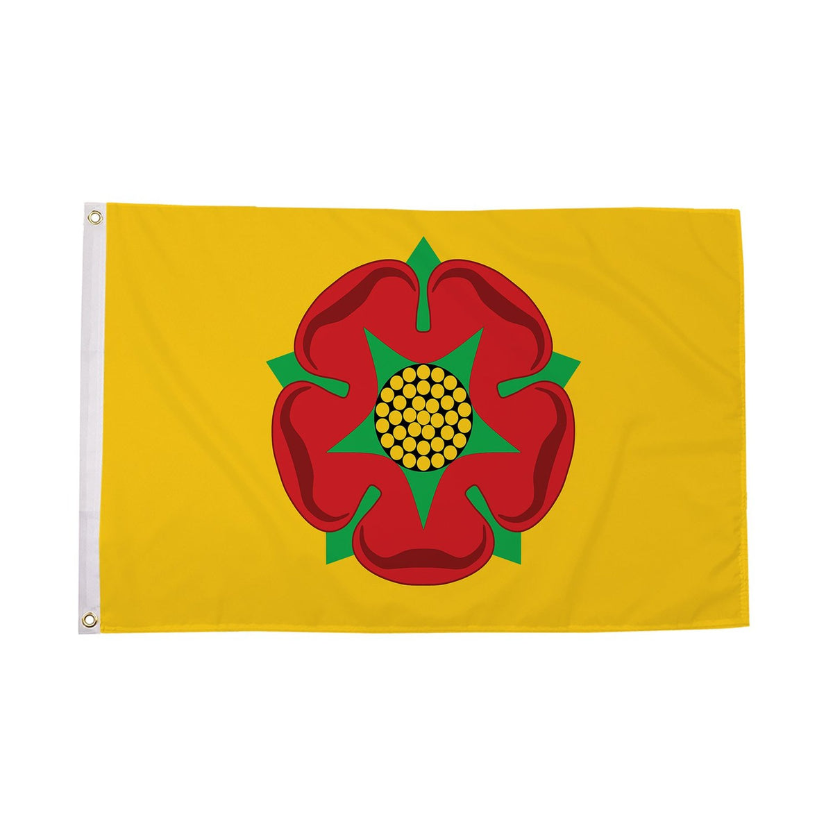 Flagmania Lancashire New 3ft x 2ft Polyester Flag on white background