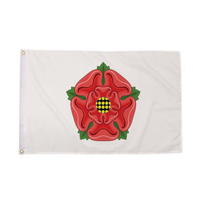 Flagmania Lancashire Old 3ft x 2ft Polyester Flag on white background