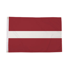 Flagmania Latvia 3ft x 2ft Polyester Flag on white background