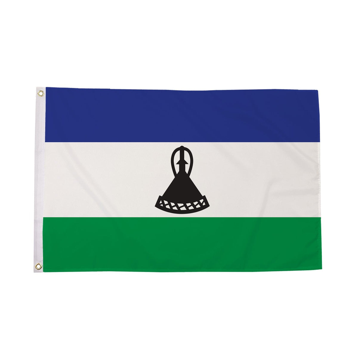Flagmania Lesotho New 3ft x 2ft Polyester Flag on white background
