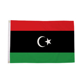 Flagmania Libya New (Kingdom) 3ft x 2ft Polyester Flag on white background