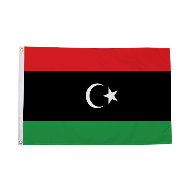Flagmania Libya New (Kingdom) 3ft x 2ft Polyester Flag on white background