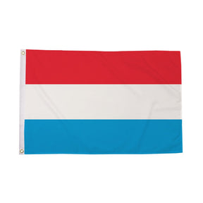 Flagmania Luxembourg 3ft x 2ft Polyester Flag on white background