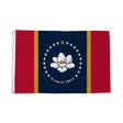 Flagmania Mississippi New (2021) 5ft x 3ft Polyester Flag