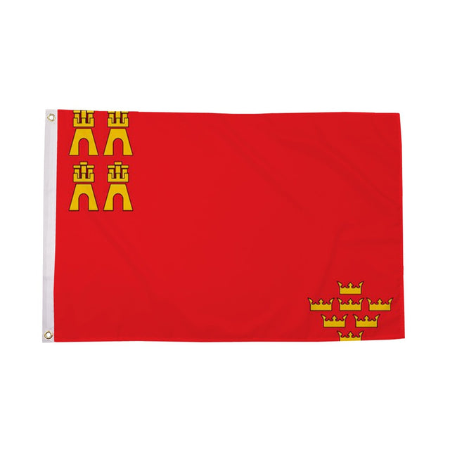 Flagmania Murcia 5ft x 3ft Polyester Flag
