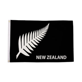 Flagmania New Zealand Fern 3ft x 2ft Polyester Flag on white background