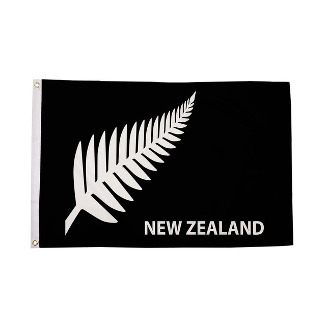 Flagmania New Zealand Fern 3ft x 2ft Polyester Flag on white background