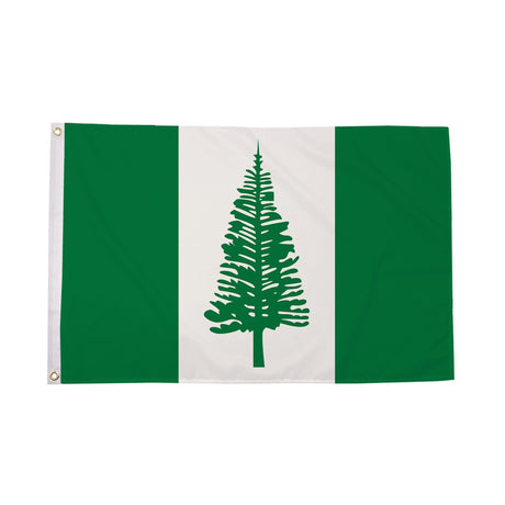 Flagmania Norfolk Island 3ft x 2ft Polyester Flag on white background