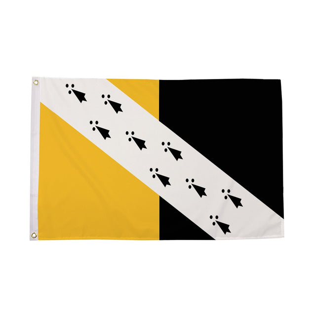 Flagmania Norfolk New (No Crest) 5ft x 3ft Polyester Flag