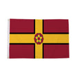 Flagmania Northamptonshire (New) 3ft x 2ft Polyester Flag on white background