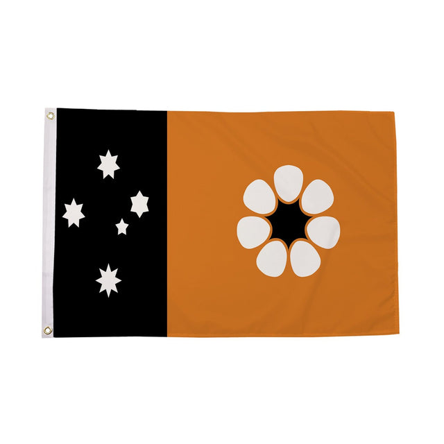 Flagmania Northern Territory 3ft x 2ft Polyester Flag on white background