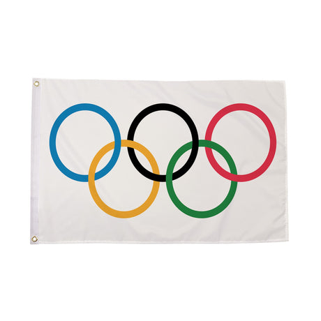 Flagmania Olympic 3ft x 2ft Polyester Flag on white background