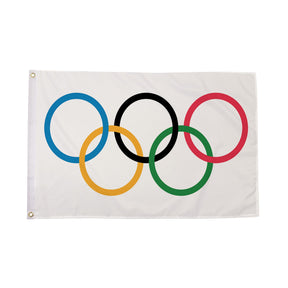 Flagmania Olympic 8ft x 5ft polyester flag