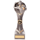 Personalised Falcon Darts Female Award 240mm – Silver and Gold with Free Engraving
