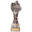 Personalised Falcon Darts Male Award 210mm – Silver and Gold with Free Engraving