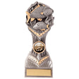 Resin fishing trophy with fish design and free personalised engraving for angling competitions