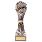 Resin fishing trophy with fish design and free personalised engraving for angling competitions