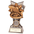 Spectre resin fishing trophy with detailed fish design and free personalised engraving