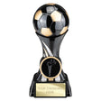 Attack Strike resin football trophy with football top, FREE engraving and 25mm centre insert