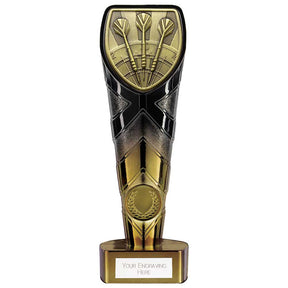 Personalised Fusion Cobra Darts Award 200mm – Black and Gold with Free Engraving