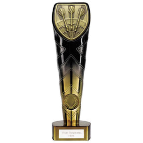 Personalised Fusion Cobra Darts Award 225mm – Black and Gold with Free Engraving