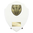 Personalised Cobra Darts Shield Award 175mm – White with Free Engraving