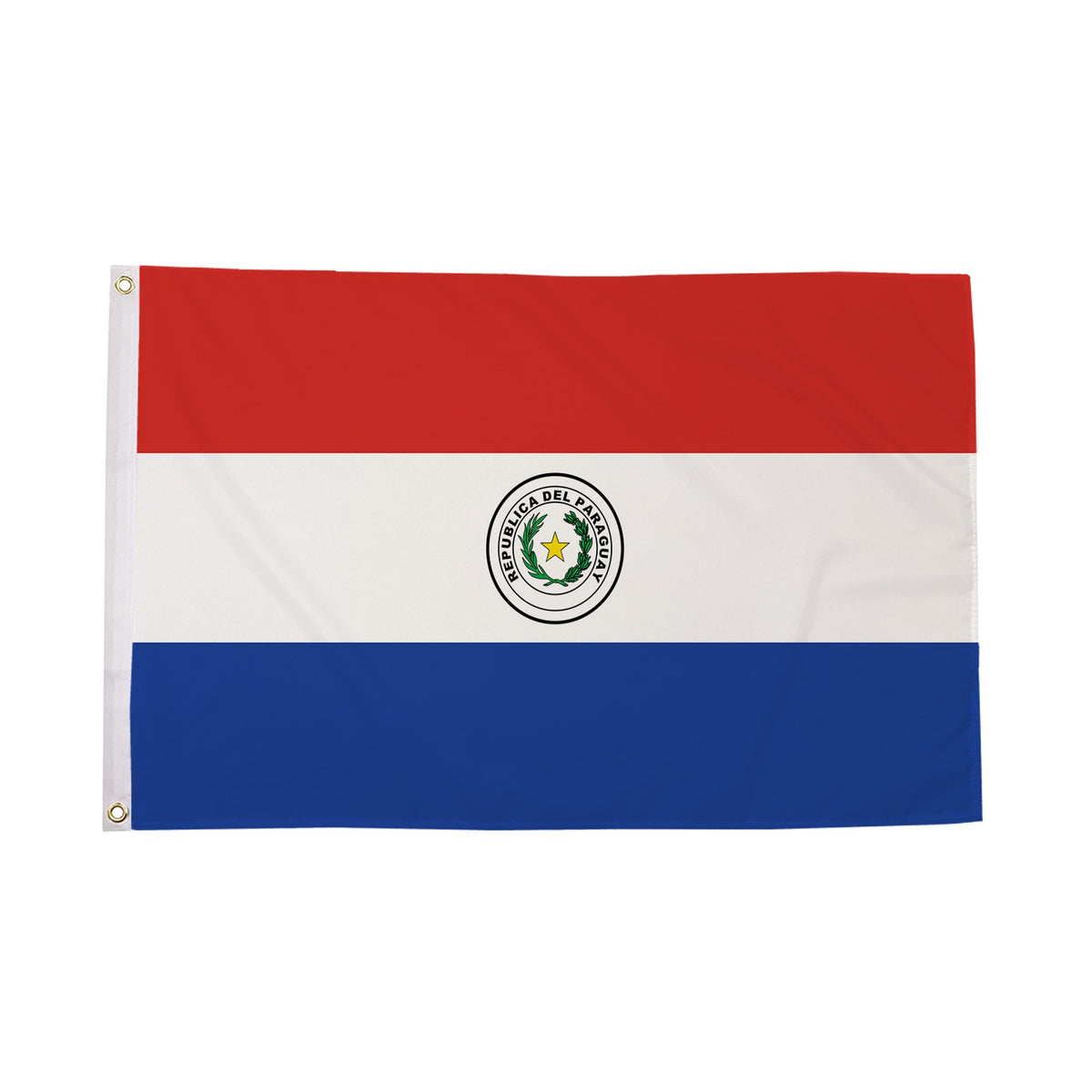 Flagmania Paraguay 8ft x 5ft polyester flag