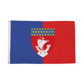 Flagmania Paris 3ft x 2ft Polyester Flag on white background