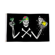 Flagmania Pirate Beer 5ft x 3ft Polyester Flag