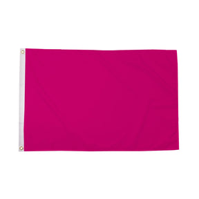 Flagmania Plain Cerise 5ft x 3ft Polyester Flag