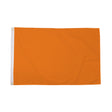 Flagmania Plain Orange 3ft x 2ft Polyester Flag on white background