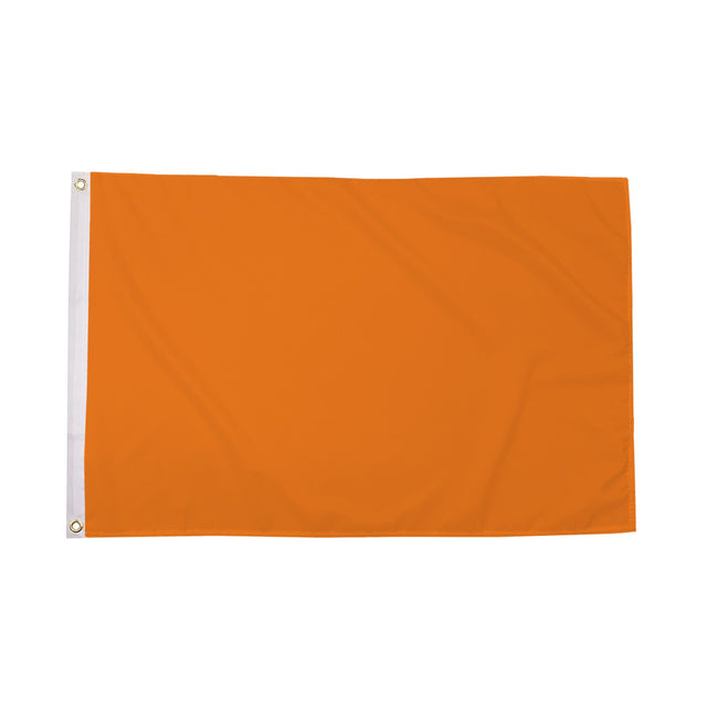 Flagmania Plain Orange 5ft x 3ft Polyester Flag