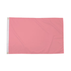 Flagmania Plain Pink 3ft x 2ft Polyester Flag on white background