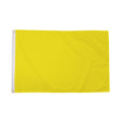 Flagmania Plain Yellow 3ft x 2ft Polyester Flag on white background