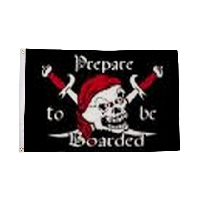 Flagmania Prepare To Be Boarded 5ft x 3ft Polyester Flag
