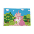 Flagmania Princess Pony Castle 5ft x 3ft Polyester Flag