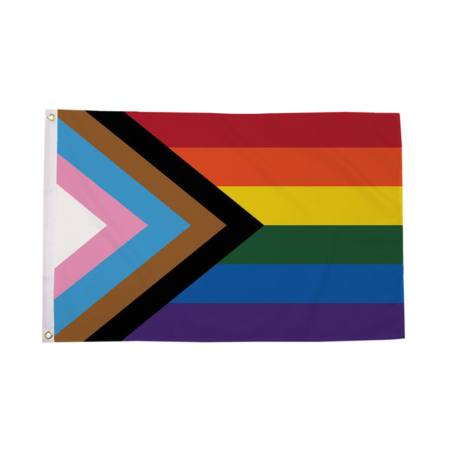 Flagmania Progress Pride 5ft x 3ft Polyester Flag