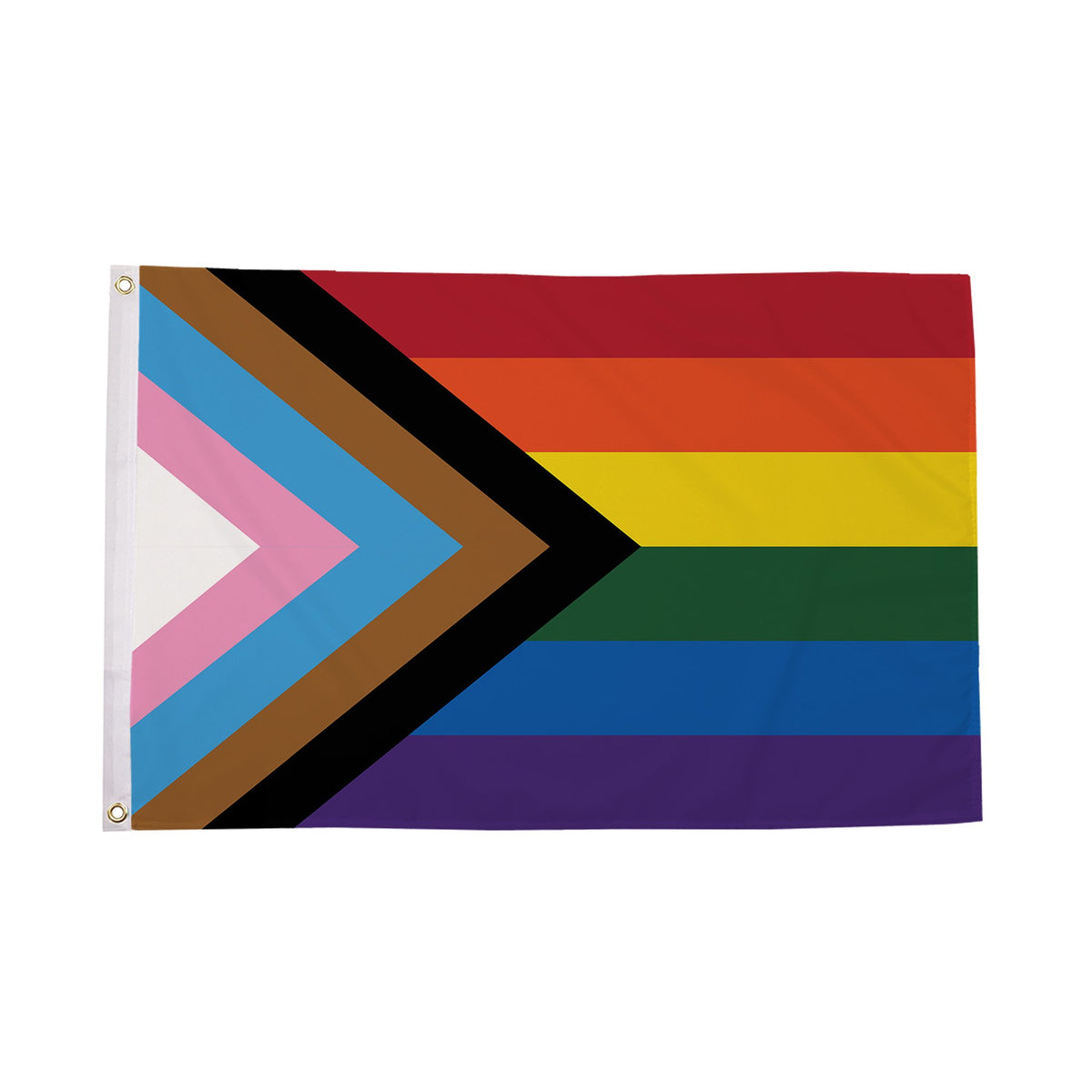 Flagmania Progress Pride 8ft x 5ft polyester flag