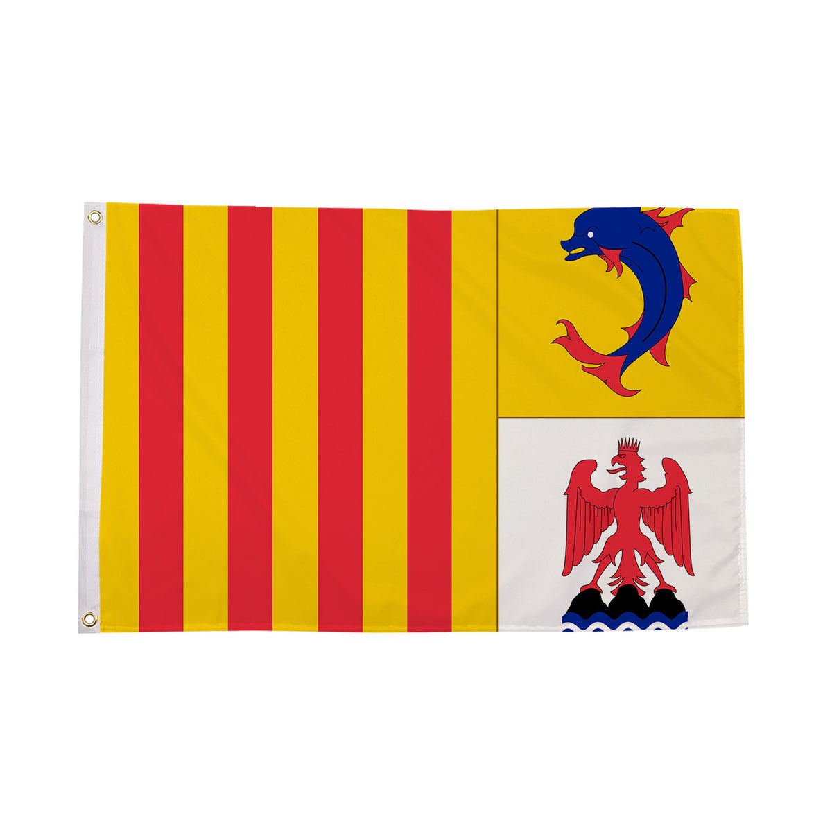Flagmania Provence-Alpes-Cote d'Azur 5ft x 3ft Polyester Flag