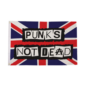 Flagmania Punks not Dead 8ft x 5ft polyester flag
