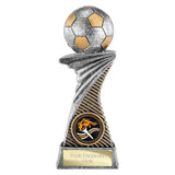 Dynamic Football Trophy Resin Award with Free Engraving and Football Centre